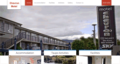 Desktop Screenshot of chevron-motel.co.nz